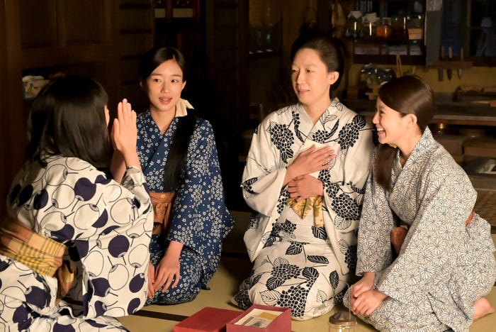 原菜乃華、河合優実、江口のりこ、今田美桜(C)NHK