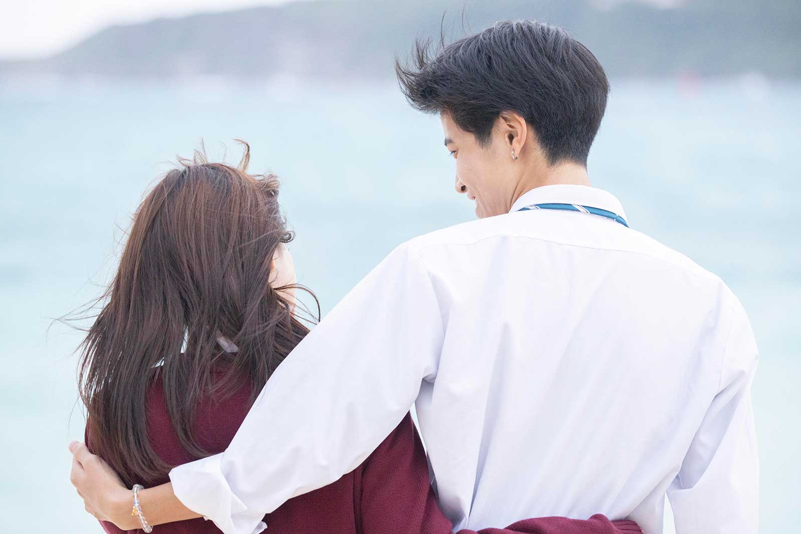 るな、はると「今日、好きになりました。-赤い糸編-」（C）AbemaTV, Inc.