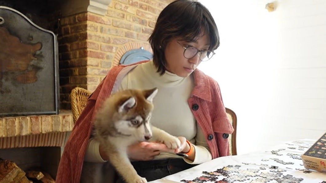 杏と“新しい家族”タオキ／杏公式YouTubeより