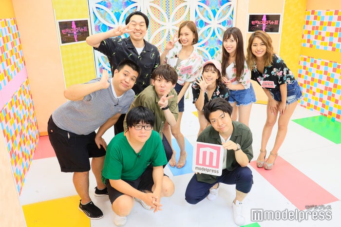 (前列左から)田所仁、関町知弘(中列左から)西本武徳、海野裕二、三田寺理紗(後列左から)かみちぃ、東口優希、水川華奈、八鍬有紗 (C)モデルプレス