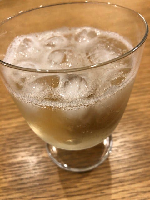 自家製梅酒も、なかなかイケます!(提供写真)