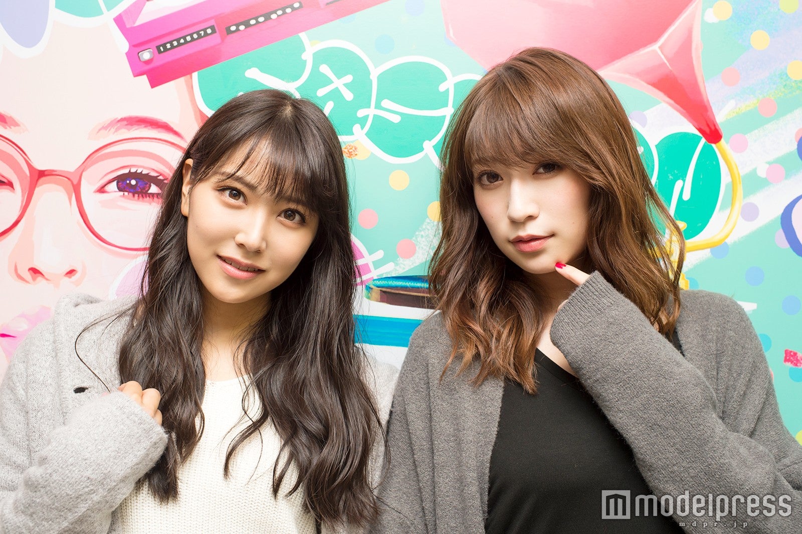 白間美瑠＆吉田朱里 （C）モデルプレス