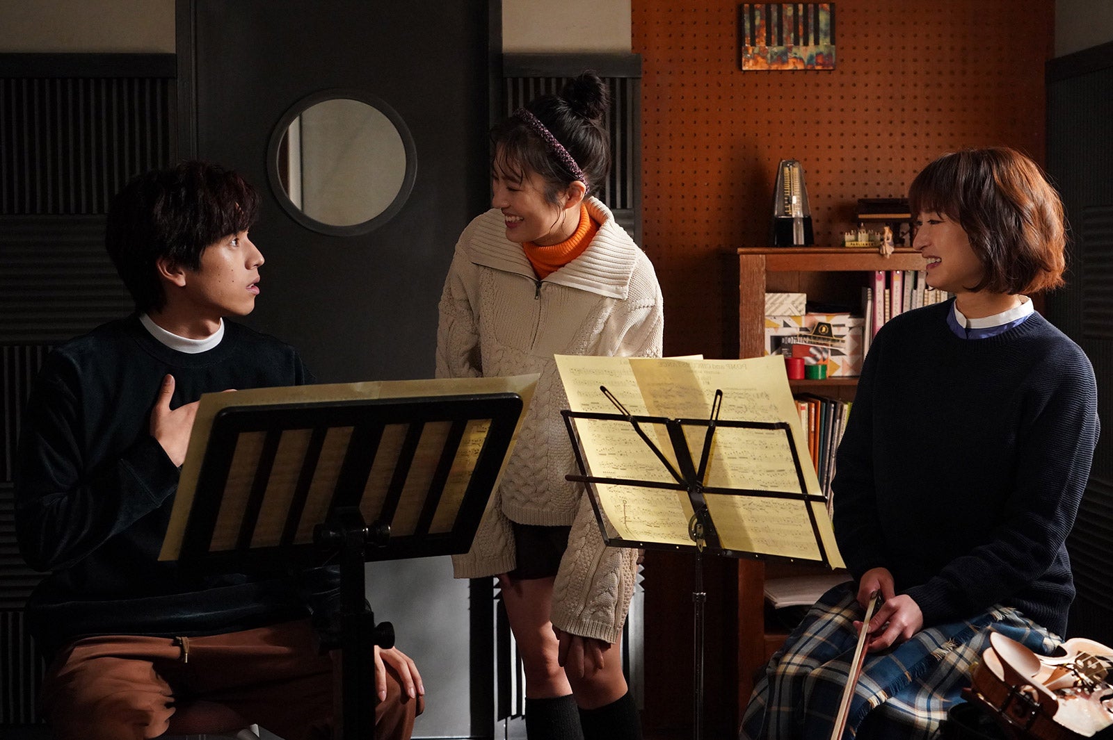 坂東龍汰、恒松祐里、門脇麦（C）日本テレビ