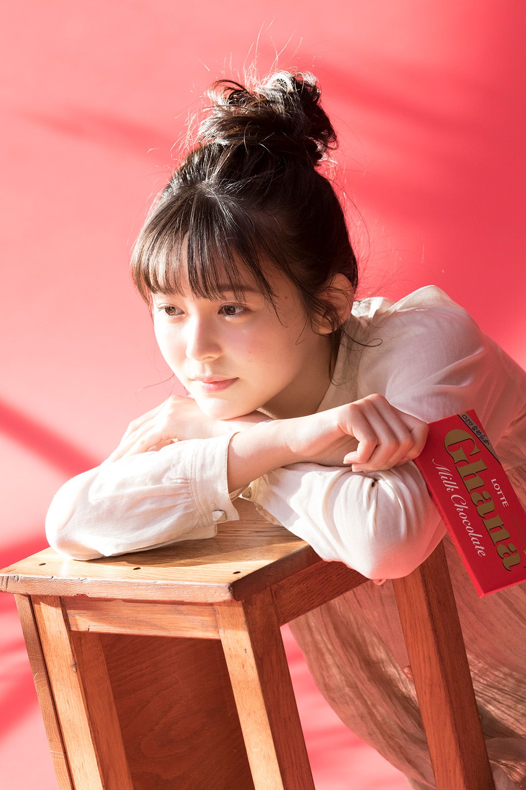 久間田琳加／新CMメイキングカット（提供画像）