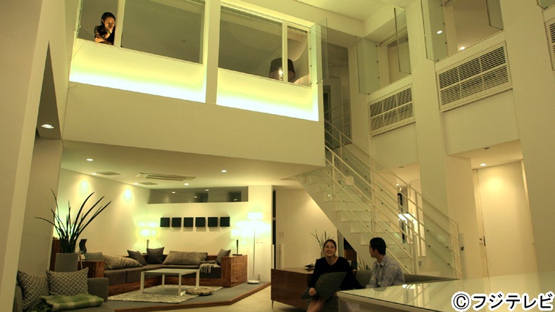 リビング／宮城大樹、筧美和子、菅谷哲也／「テラスハウス」10月14日放送回より