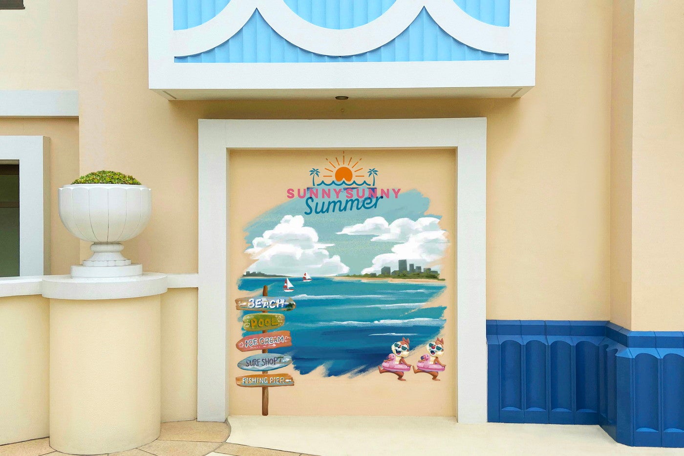 フォトスポット（C）Disney