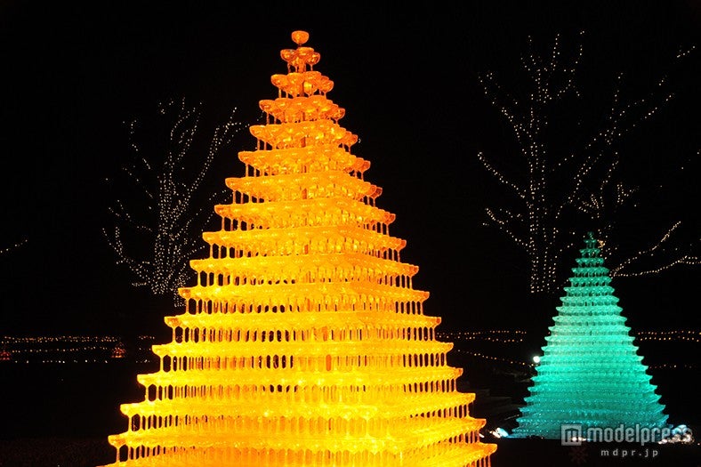 「WINTER VISTA ILLUMINATION 2015」シャンパングラスタワー／画像提供：国営昭和記念公園管理センター【モデルプレス】