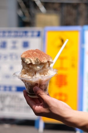 宮下公園工事中／ティラミス￥650／画像提供：せーの