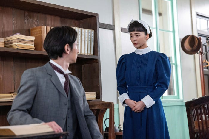 古川雄大、見上愛「風、薫る」第39話(C)NHK