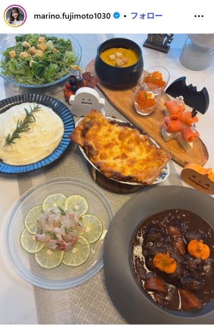 藤本万梨乃アナInstagramより