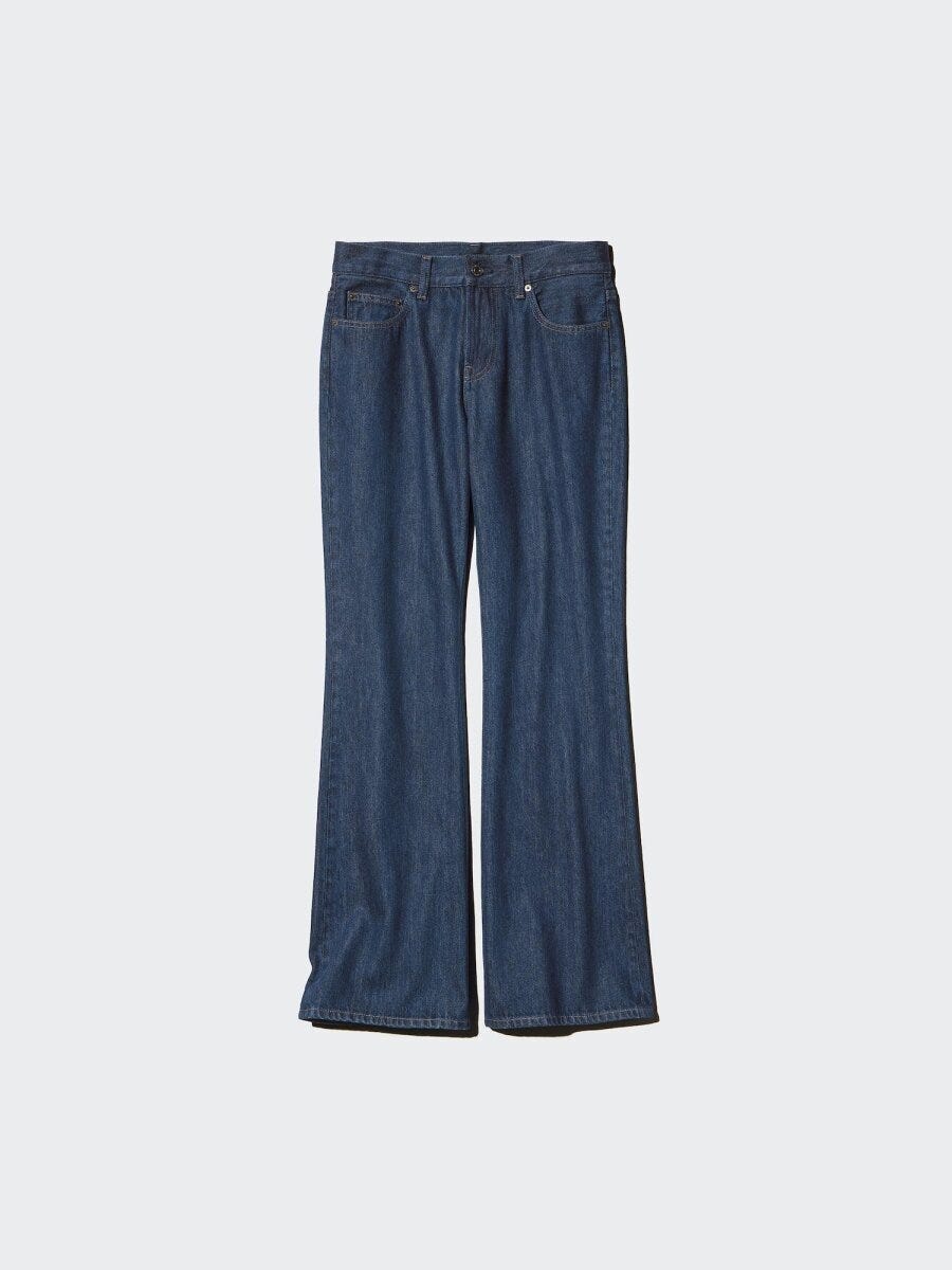 2026春ユニクロ大人女性おすすめブーツカットジーンズ