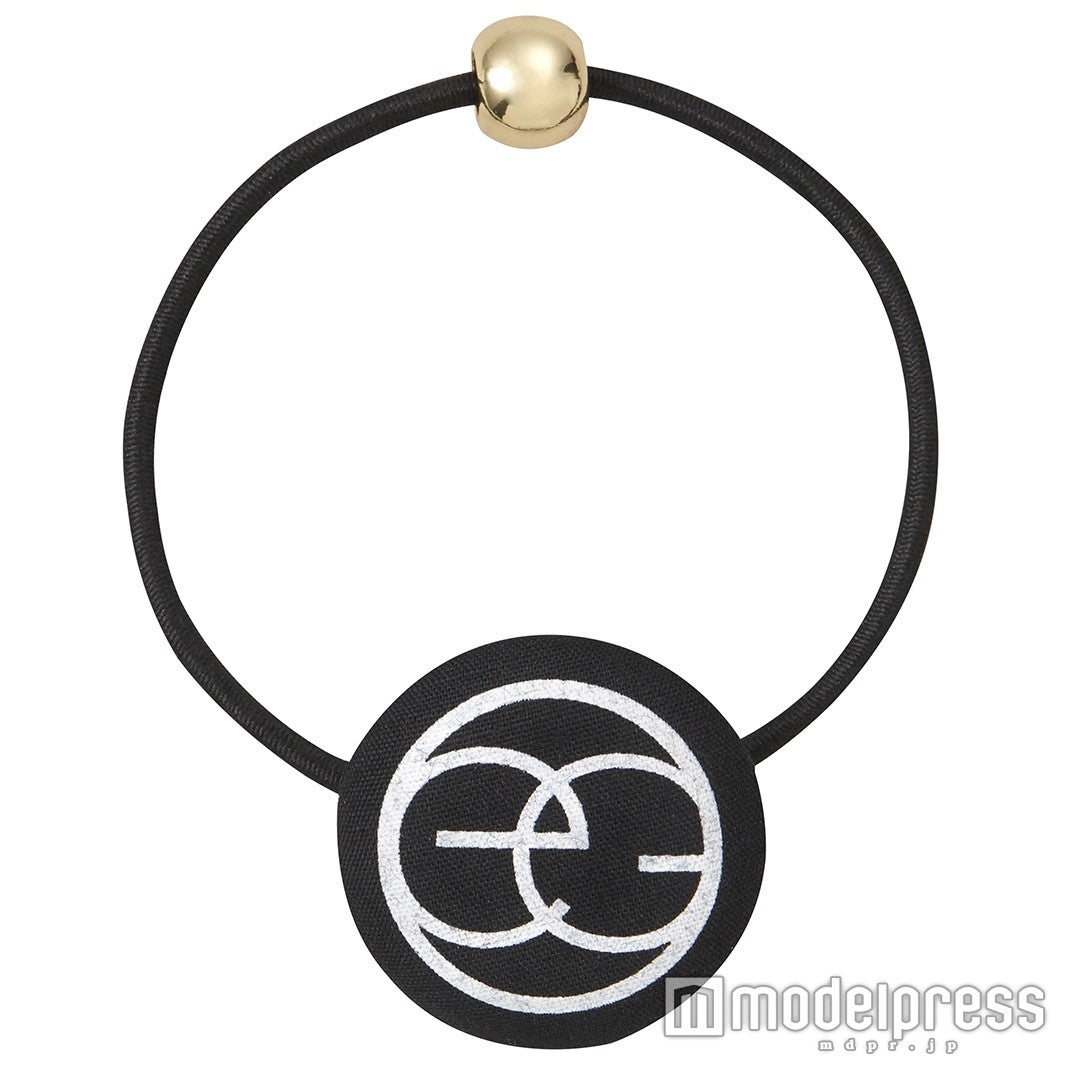 ヘアアクセサリー（ロゴ・ブラック）