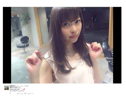 指原莉乃、甘めピンク髪にイメチェン 「真似したい!」女子続出