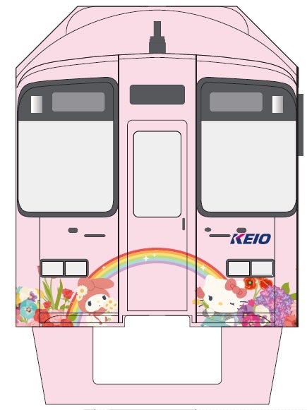 サンリオキャラのラッピング電車、京王電鉄で運行開始（C）2018 SANRIO CO., LTD.