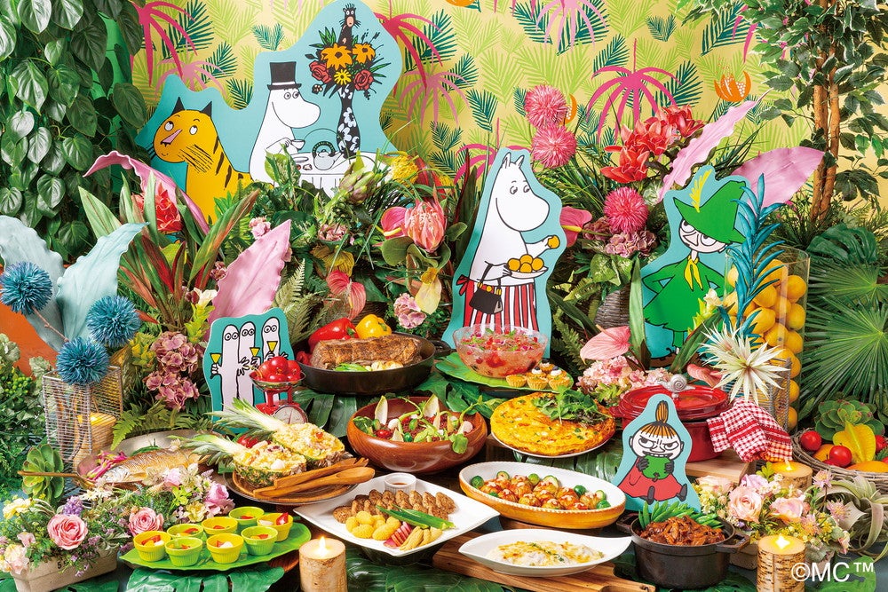“常夏ジャングルのムーミン谷”イメージのランチ・スイーツブッフェ、京王プラザホテル八王子で開催