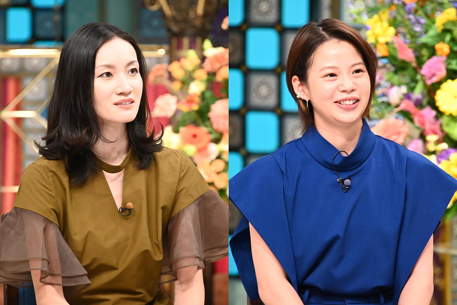 荒川静香、高木菜那（C）日本テレビ
