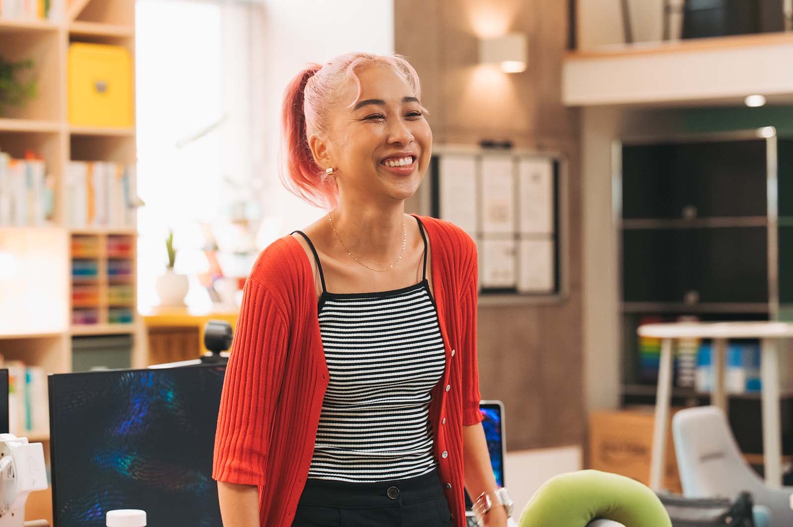 青山テルマ／「ユニコーンに乗って」第8話より（C）TBSスパークル／TBS　撮影：加藤春日