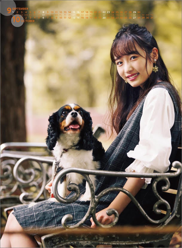 内田珠鈴／「内田珠鈴 2019年カレンダー」より（提供写真）