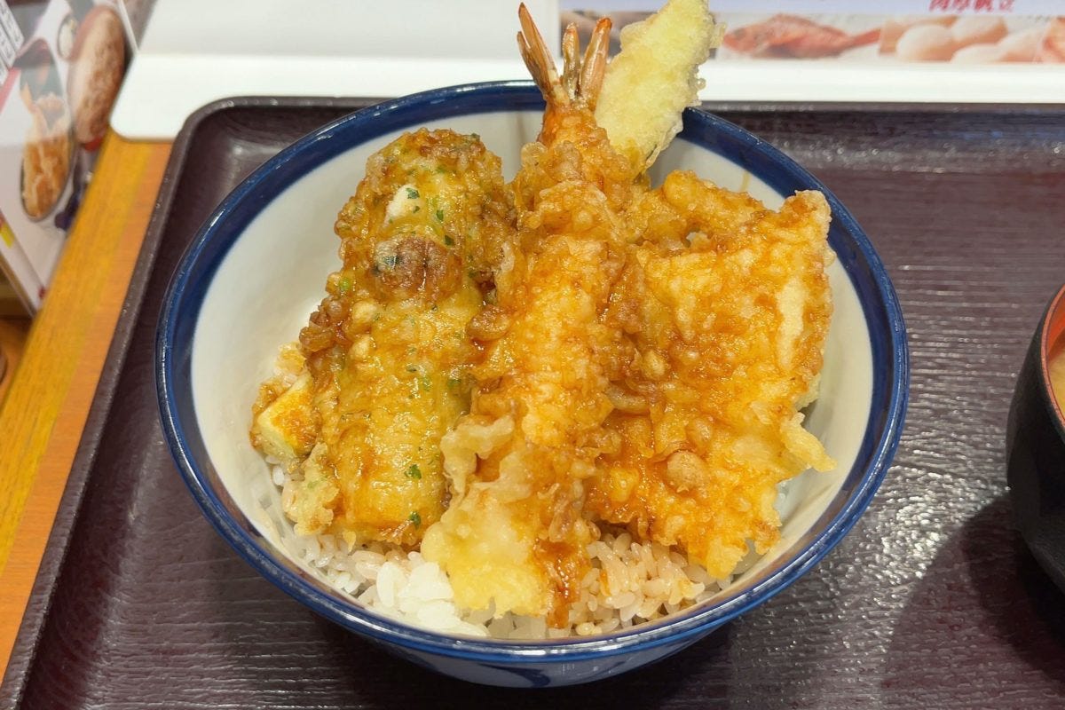てんや「トリオスター天丼」