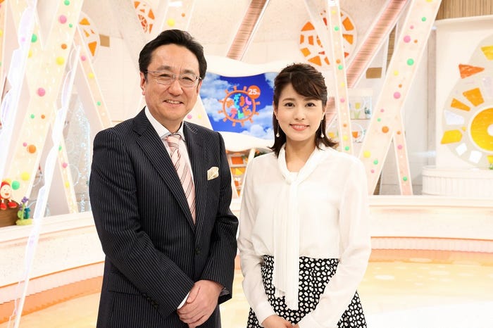 「めざましテレビ」メインキャスターの三宅正治&永島優美(C)フジテレビ