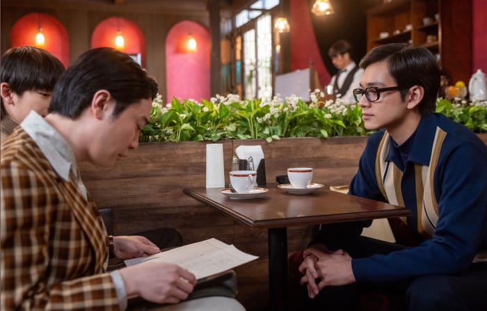 高橋文哉、大森元貴、北村匠海「あんぱん」第106話(C)NHK