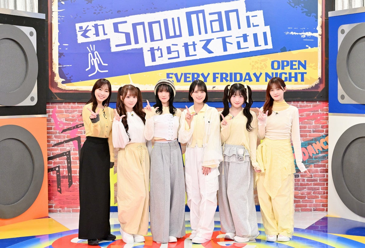 指原莉乃、大谷映美里、野口衣織、佐々木舞香、齋藤樹愛羅、高松瞳（C）TBS