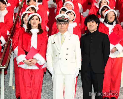 東京駅の“105歳”誕生日を祝福 東京エキマチ合唱団がサンタに扮す