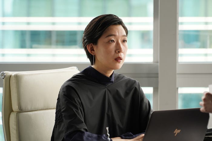 江口のりこ/「悪女(わる)~働くのがカッコ悪いなんて誰が言った?~」第6話より(C)日本テレビ