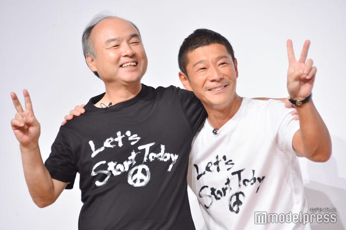 孫正義氏、前澤友作氏(C)モデルプレス