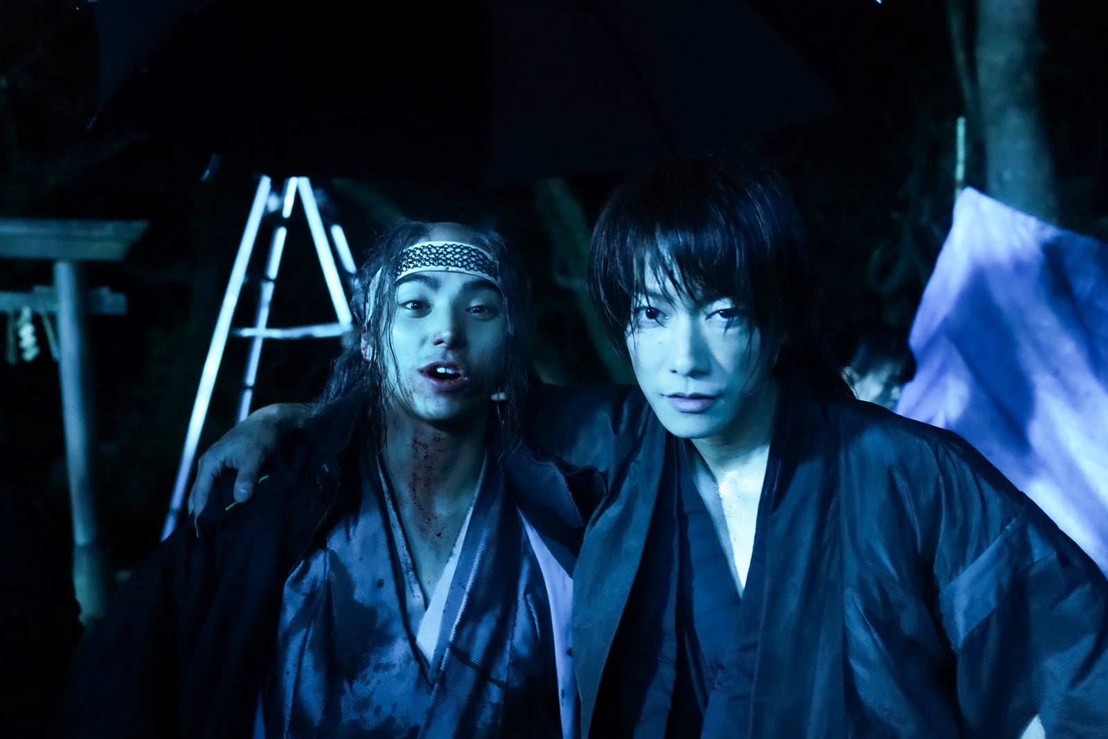 「るろうに剣心」佐藤健VS村上虹郎、アクション練習メイキング映像＆オフショット解禁