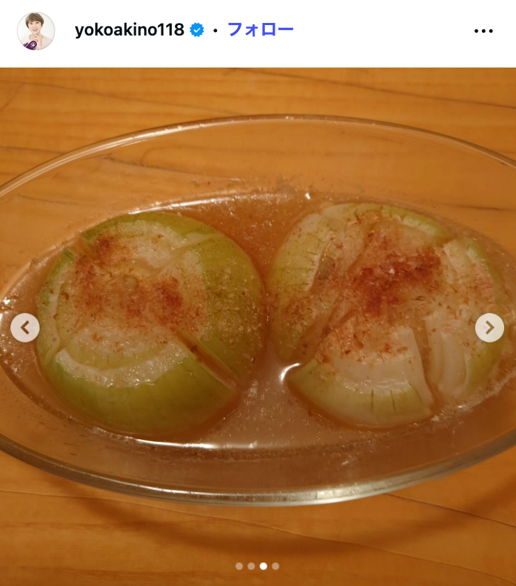 秋野暢子Instagramより