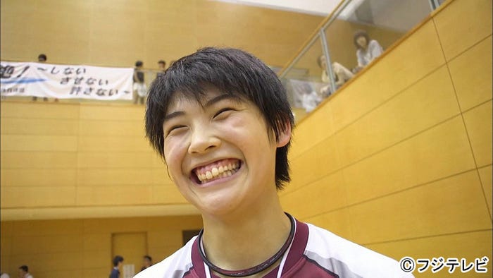 黒後愛選手(C)フジテレビ