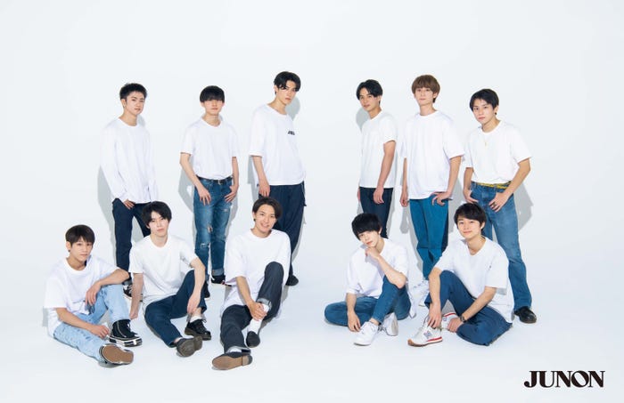 33代ジュノンボーイ11名/撮影:塩野瑛久(画像提供:主婦と生活社)