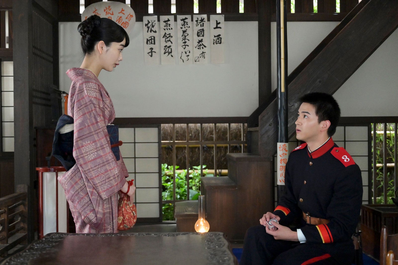 見上愛、甲斐翔真「風、薫る」第99話（C）NHK