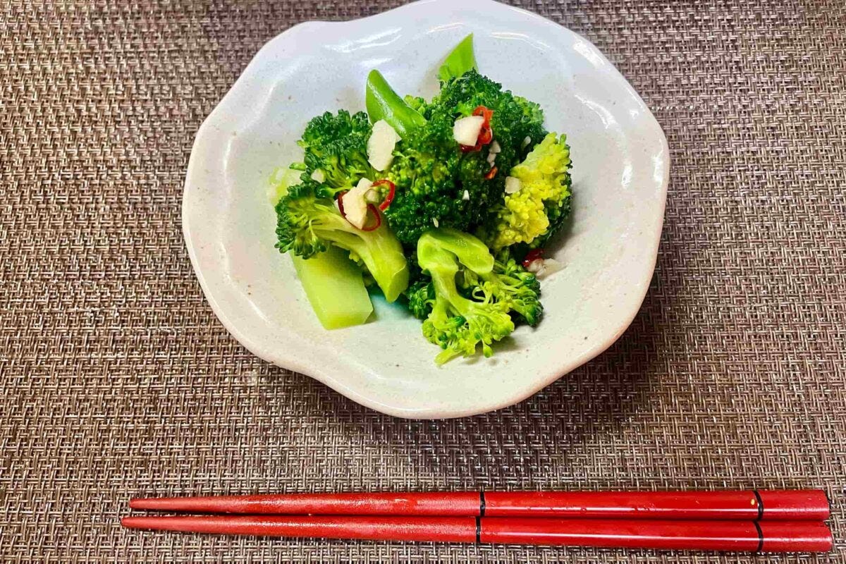 ブロッコリーのペペロン風