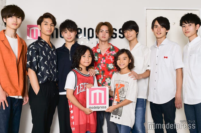 「BoysAward Audition」ファイナリスト(後列左から)瀬谷 直矢、トパス ジョンキンバルー、東 伊織、桑畑 亨成、釜谷 悠平、三栖 翔、宮地 樹(前列左から)杉本 景琉、辻 梨澄 (C)モデルプレス