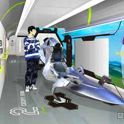 1号車「500 TYPE EVA 展示・体験ルーム」イメージ(C)カラー/画像提供:JR西日本【モデルプレス】