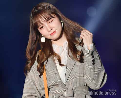 日向坂46加藤史帆、ウィンクに歓声 ガーリコーデでランウェイ<TGC北九州2019>