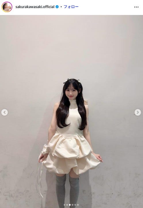 川崎桜Instagramより