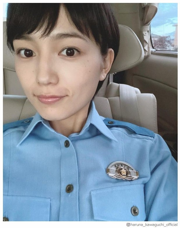 川口春奈、久々警官服×ショートヘア姿公開にファン歓喜「女神」「また見られるの嬉しい」