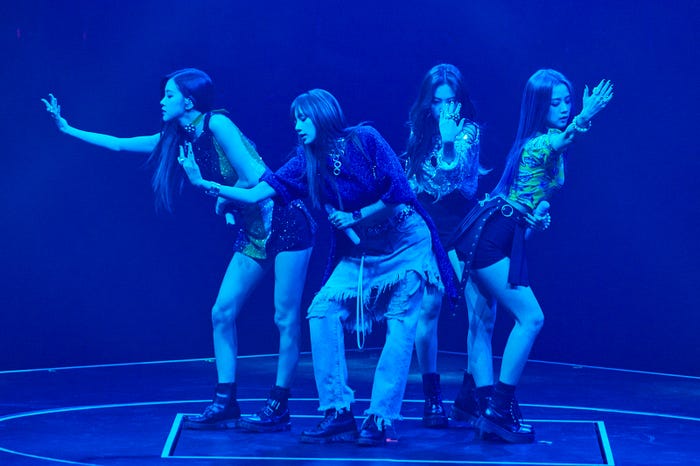 BLACKPINK(左から)ROSÉ、LISA、JENNIE、JISOO(画像提供:avex)