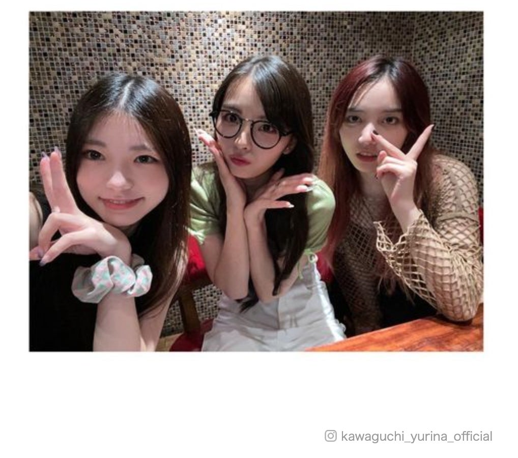 川口ゆりな「ガルプラ」池間琉杏＆スー・ルイチー再会ショットに反響「エモい」