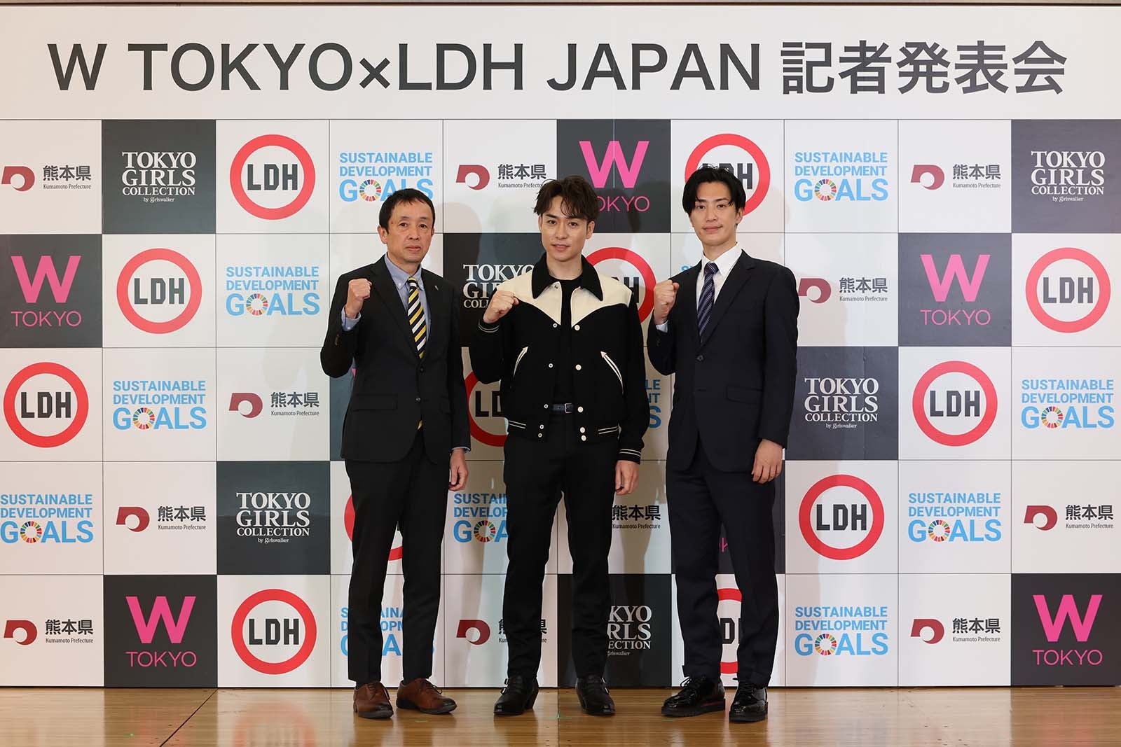 TETSUYAら（C）W TOKYO×LDH JAPAN 記者発表会