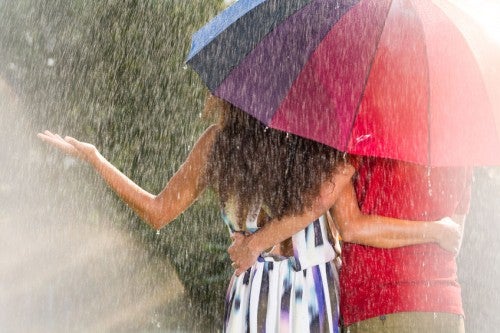 雨の日のデート