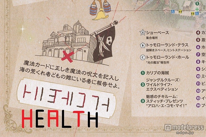 「カリブの海賊」と「HEALTH」が分った