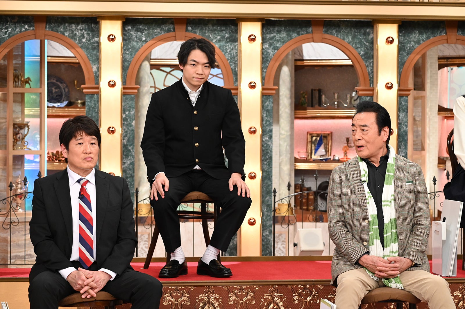 林修、伊沢拓司、高橋英樹（C）テレビ朝日