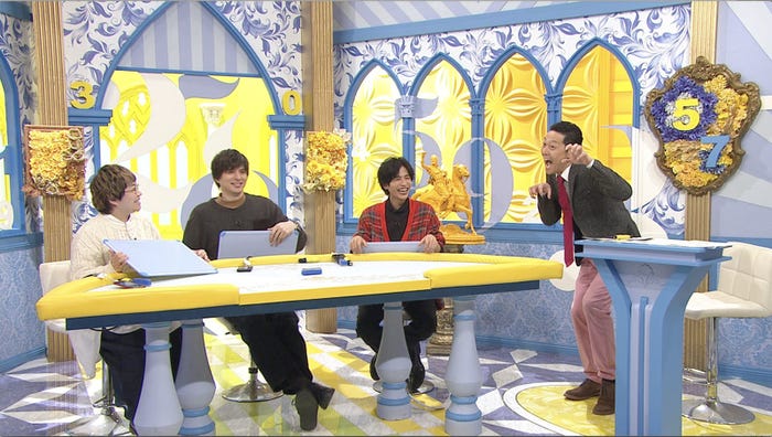 近藤春菜、城田優、志尊淳、東野幸治(C)フジテレビ