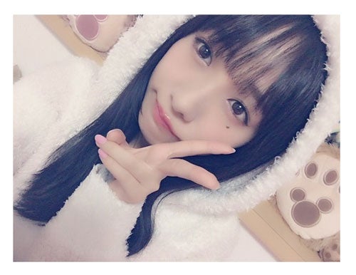 黒髪姿の前田希美／前田希美オフィシャルブログ（Ameba）より