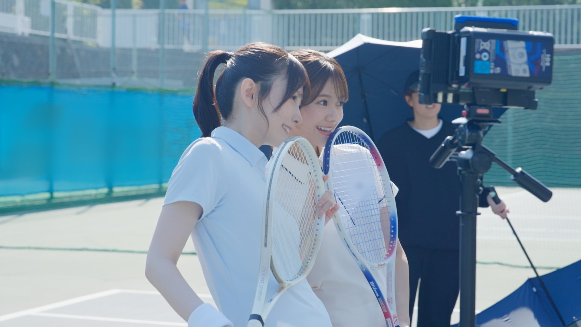 乃木坂46／新TVCM「メイク仕上げの新習慣！」篇メイキング（C）乃木坂46LLC
