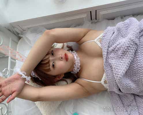 “美バストインフルエンサー”うんぱい、肌トラブル・ダメージ…夏の悩み解決法明かす 室内でも徹底ケア<モデルプレスインタビュー>